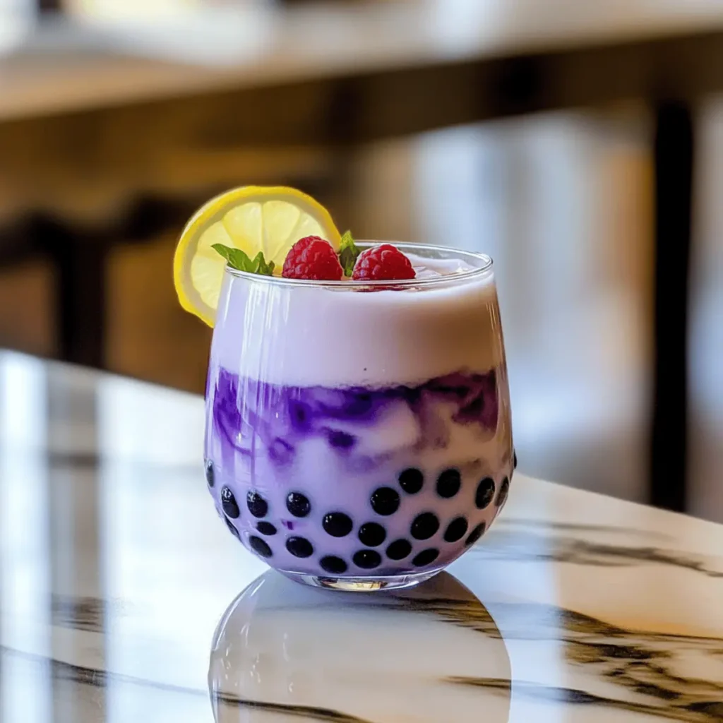 Bat Wing Bubble Tea Mocktail