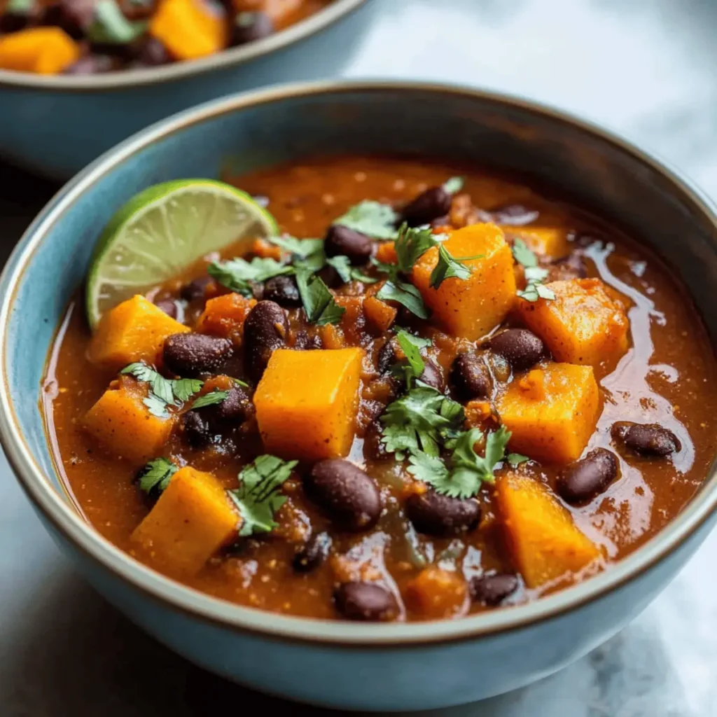 Butternut Squash & Sweet Potato Chili