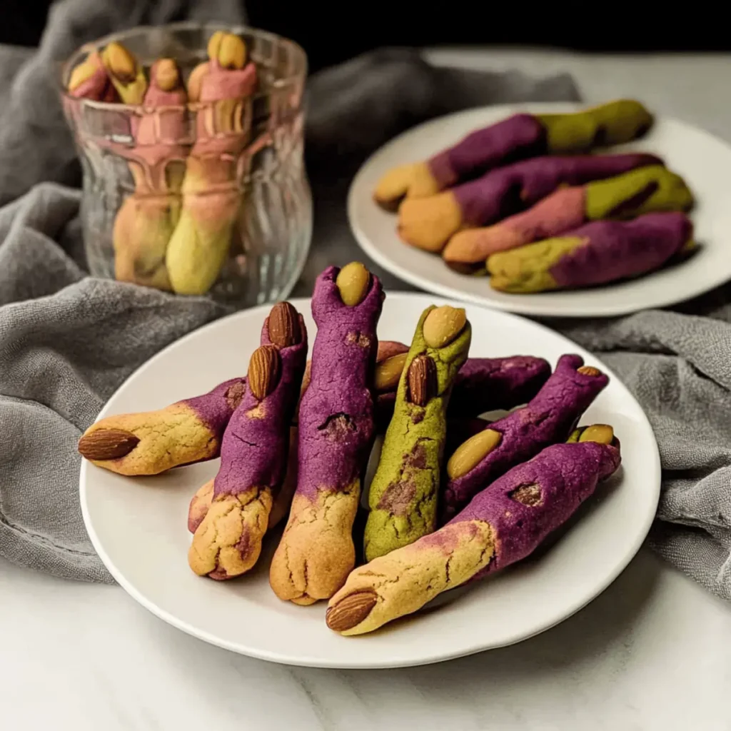 Creepy Witch Finger Cookies