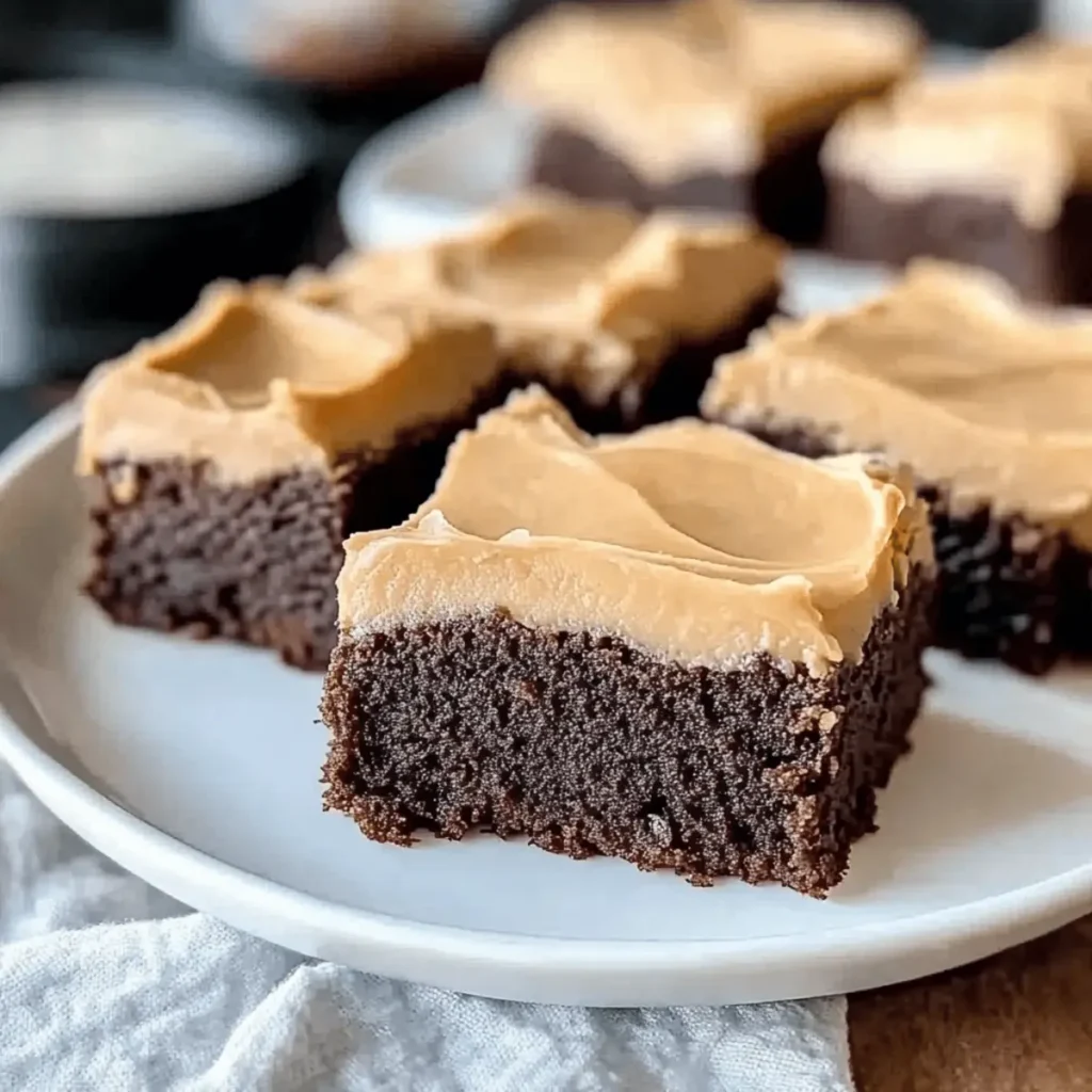 Frosted Coffee Brownies