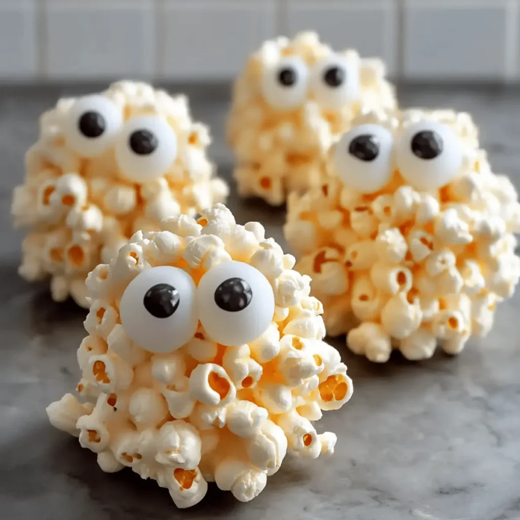 Ghost Popcorn Balls