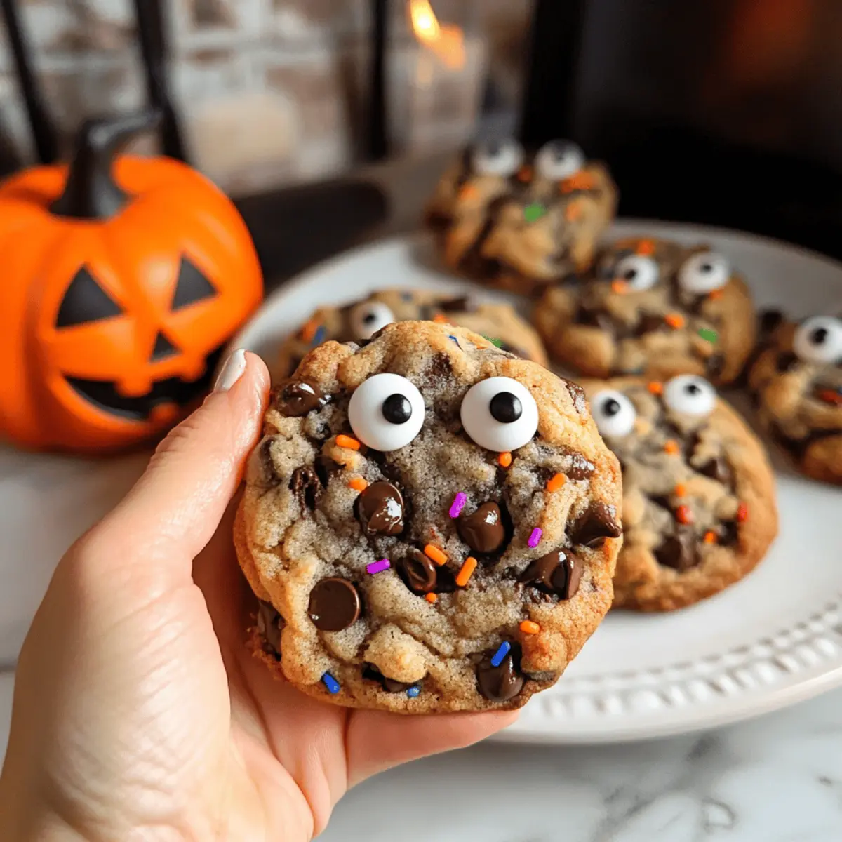 Halloween Chocolate Chip Cookies