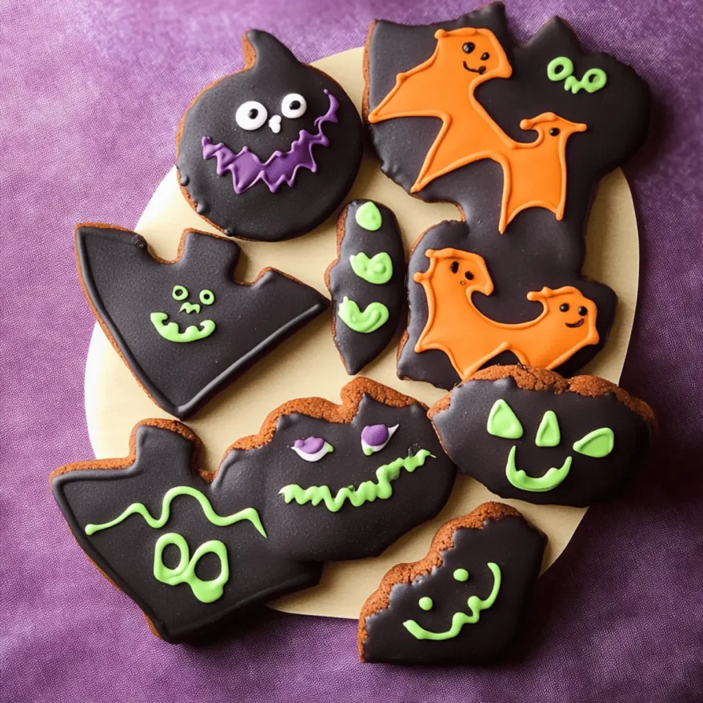 Halloween Decorated Cookies