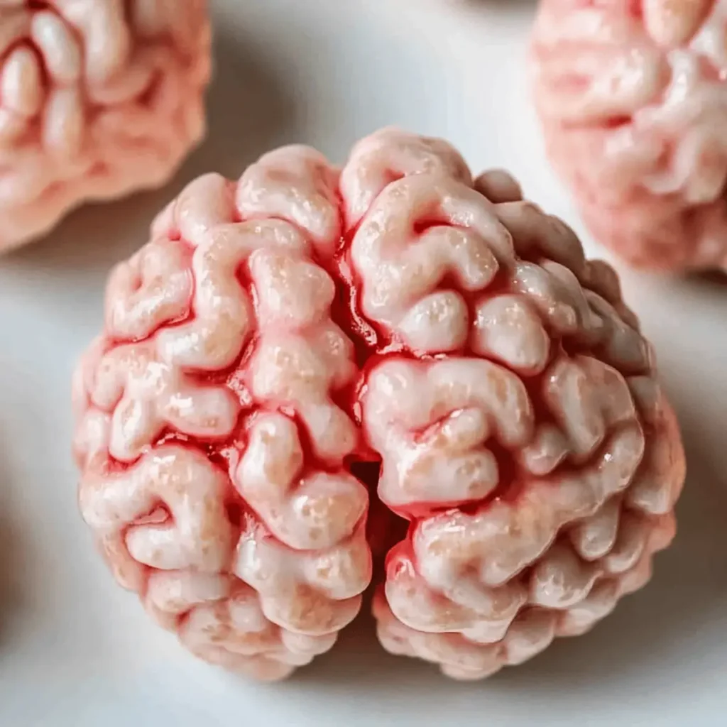 Marshmallow Rice Bubbles Halloween Brains