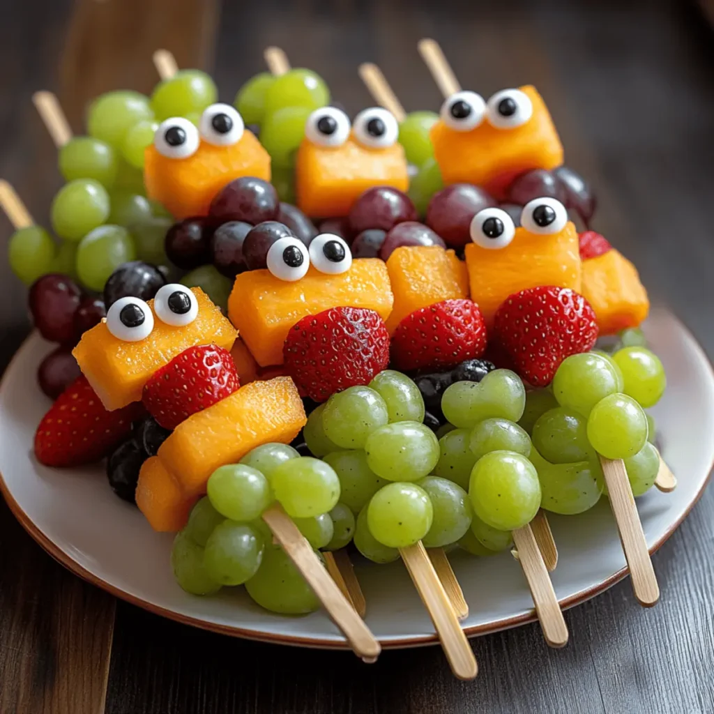 Monster Fruit Skewers