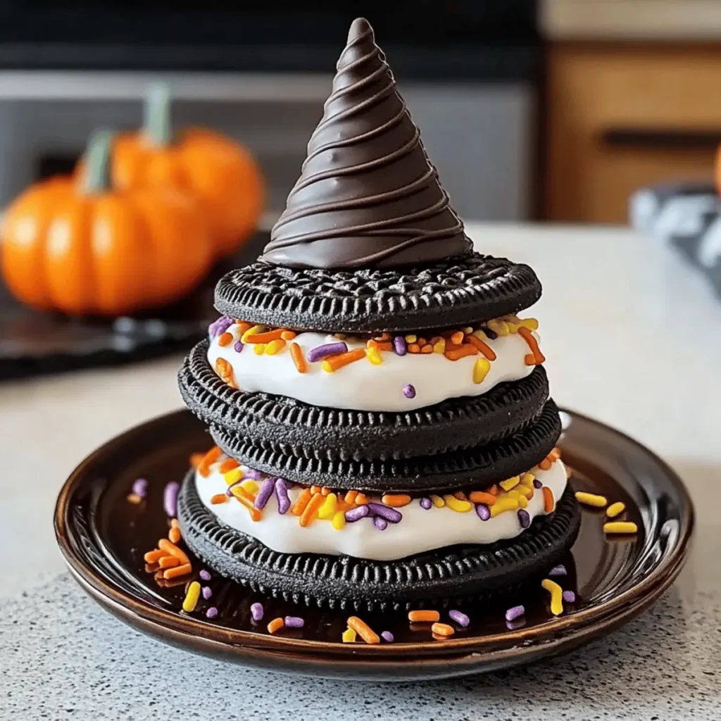 Oreo Witch Hat Cookies
