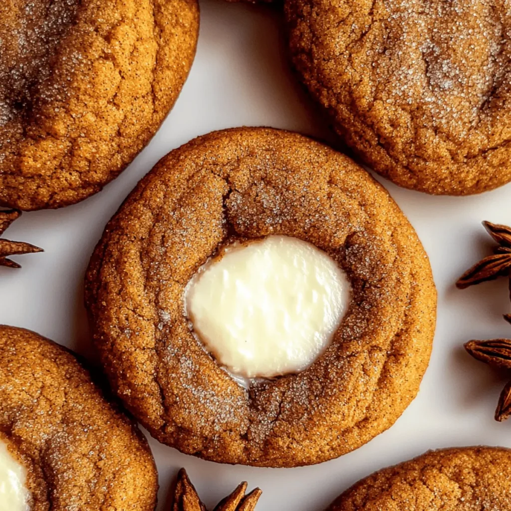 Pumpkin Cheesecake Cookies
