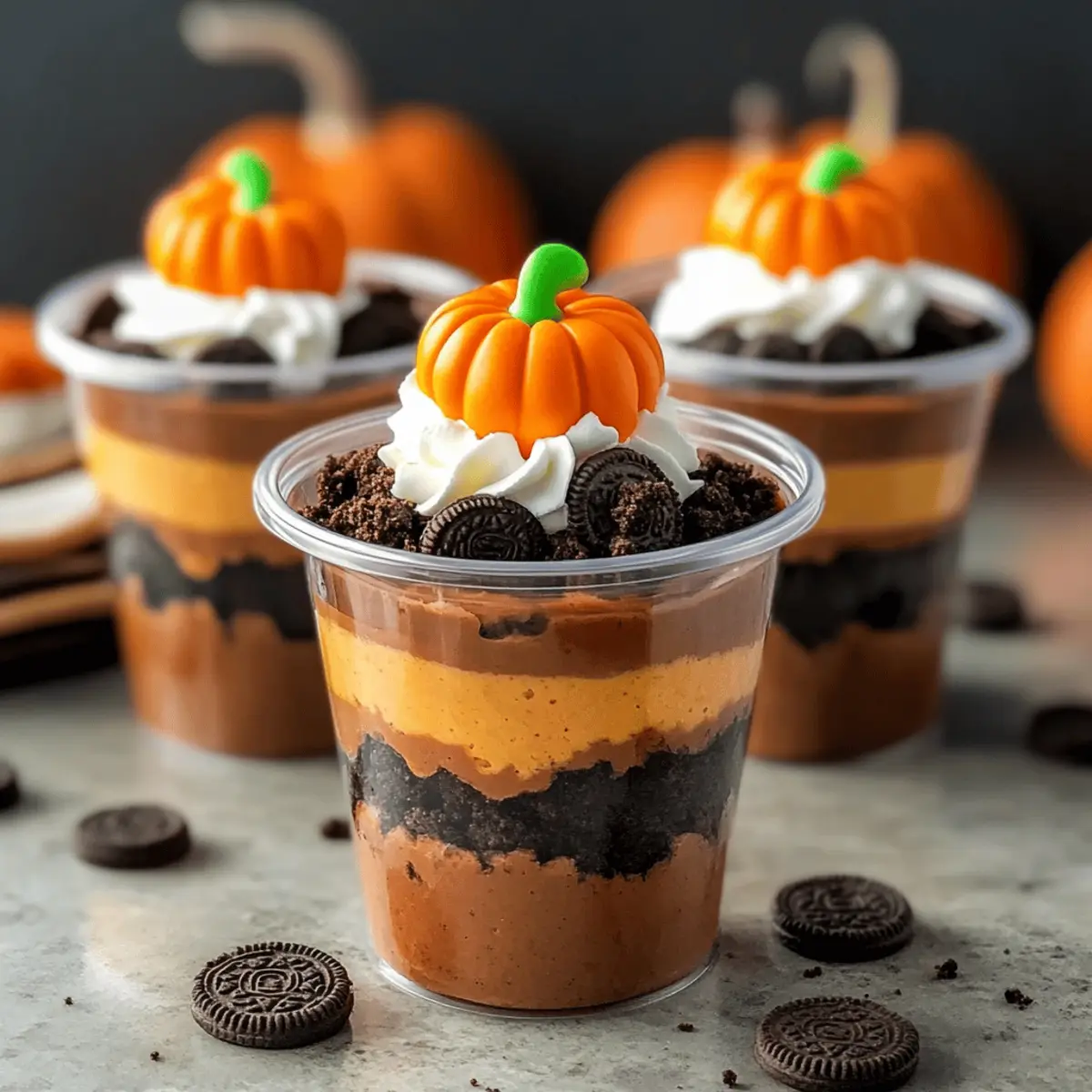 Pumpkin Patch Dirt Cups