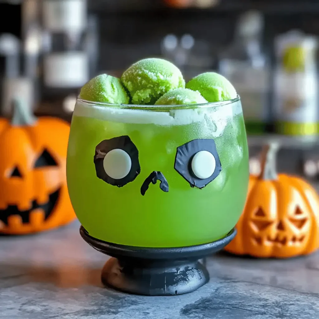 Slime Punch Mocktail