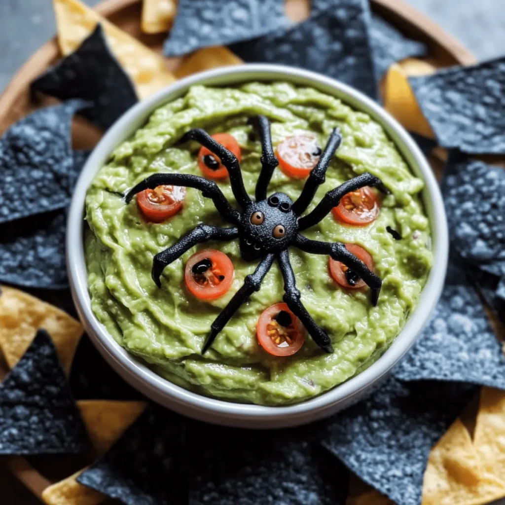 Swamp Guac with Creepy Crawler Chips