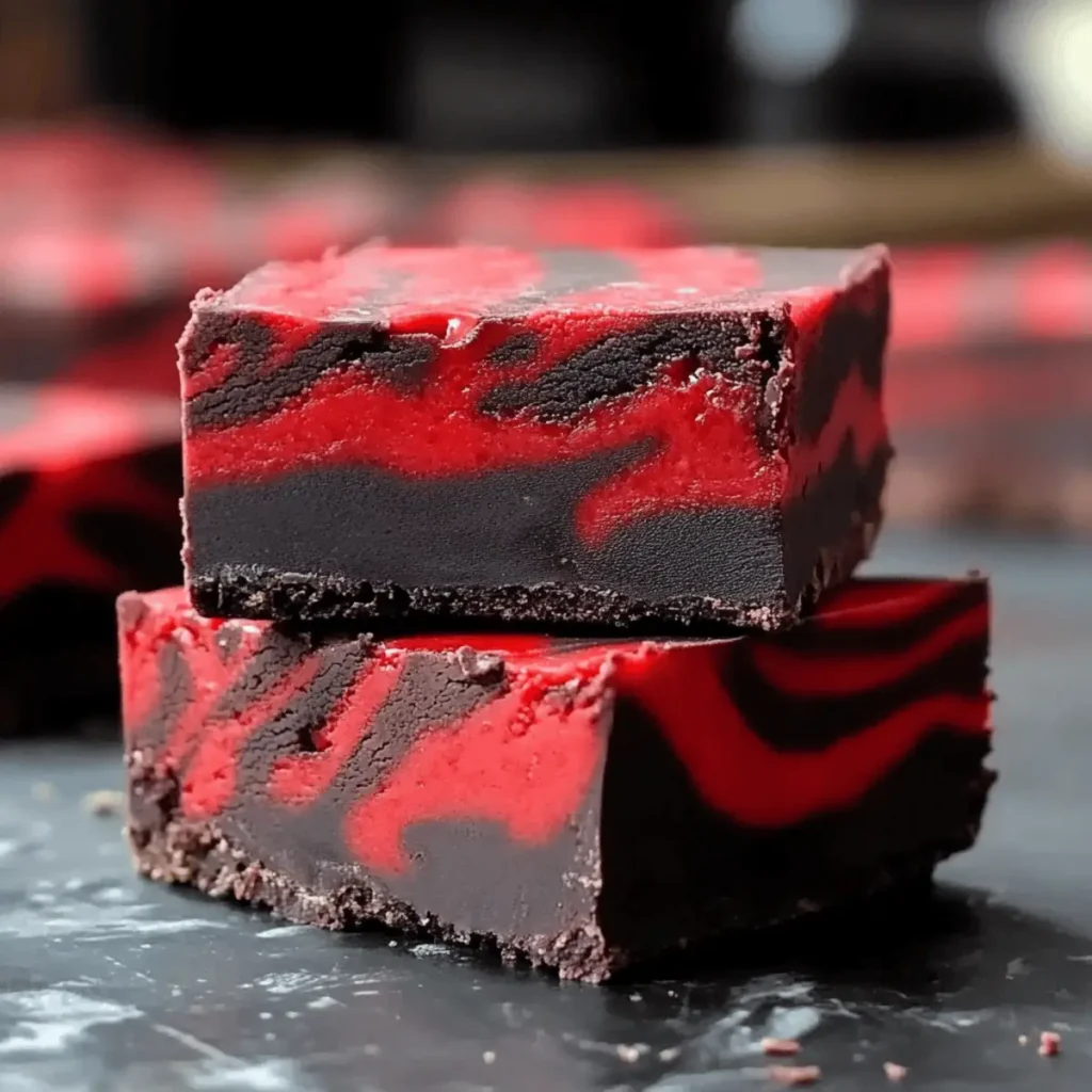 Vampire Fudge: Easy No-Bake Halloween Treat for Fun Celebrations