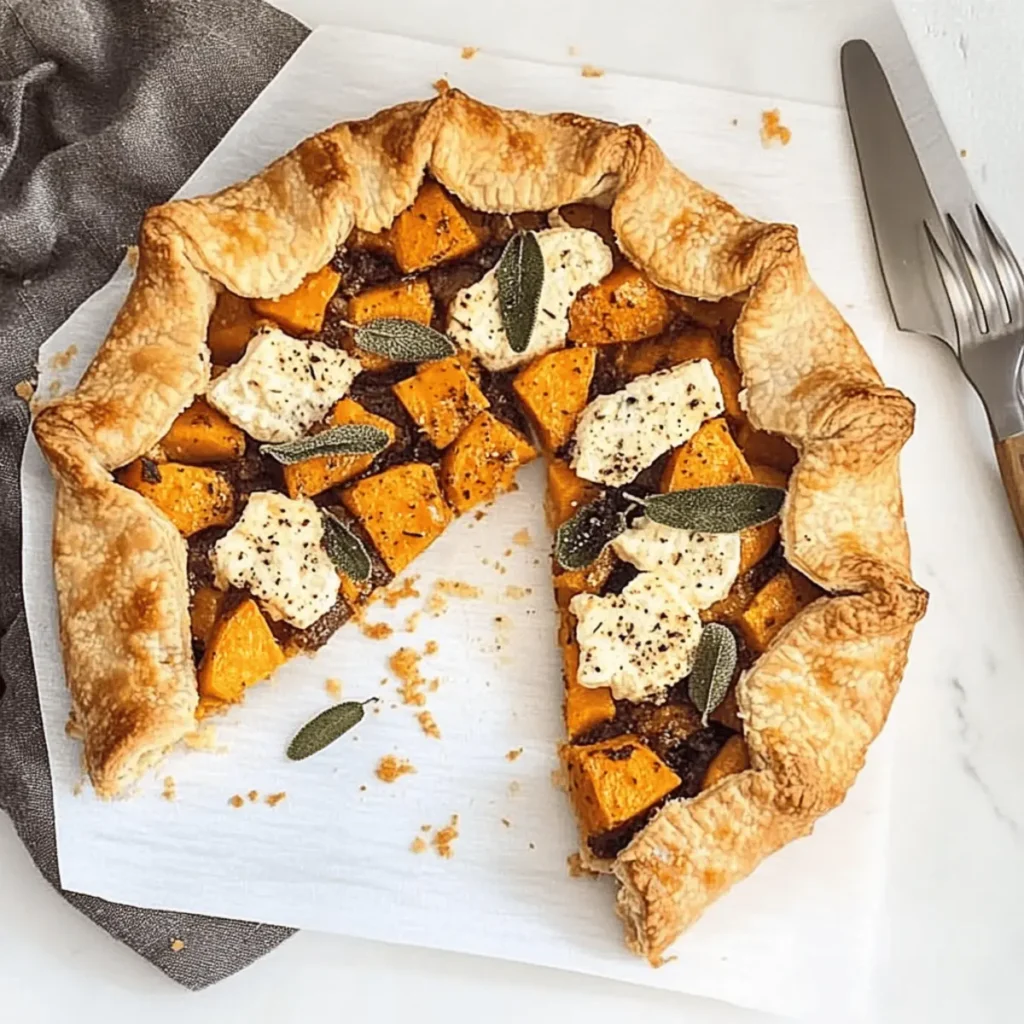Butternut Squash Galette (Free-Form Tart)