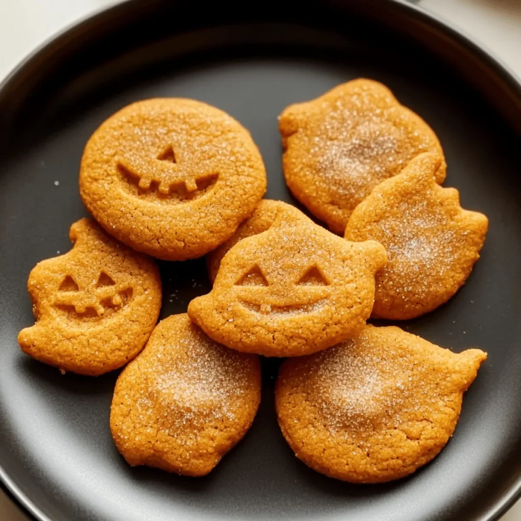 Halloween Pumpkin Spice Cookies (Vegan)