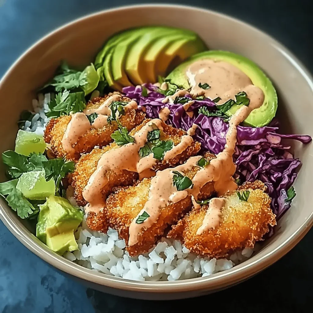 Crispy Fish Taco Bowls