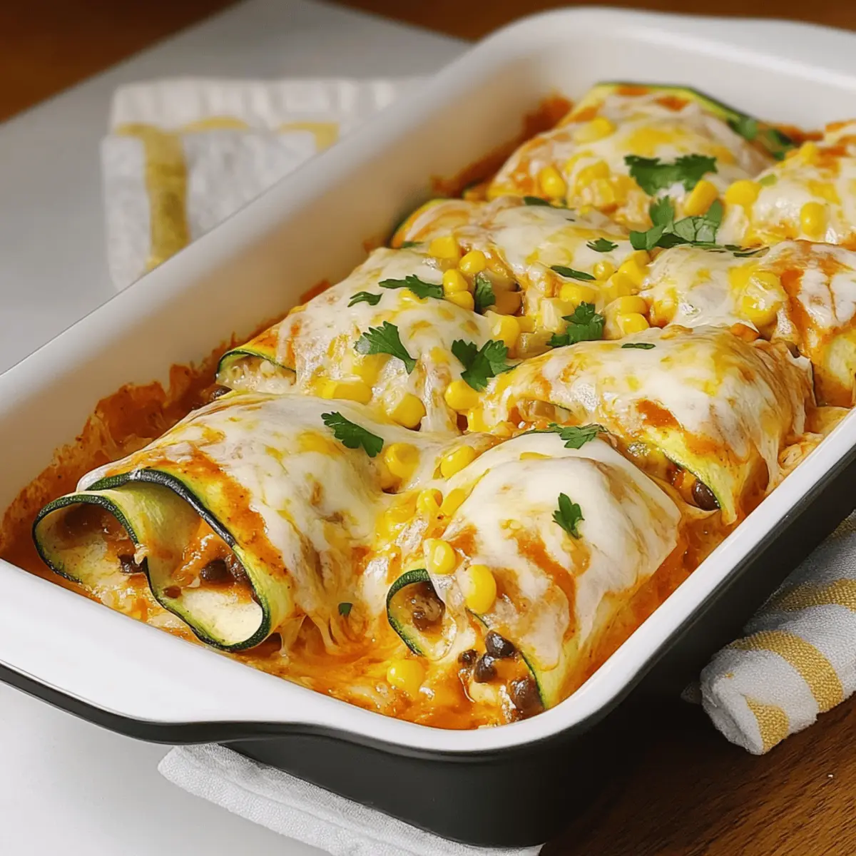 Zucchini Enchiladas