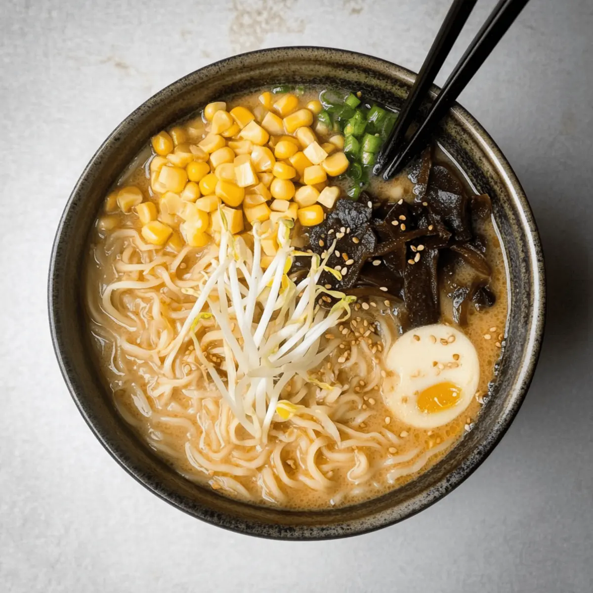 Creamy Vegetarian Peanut Miso Ramen