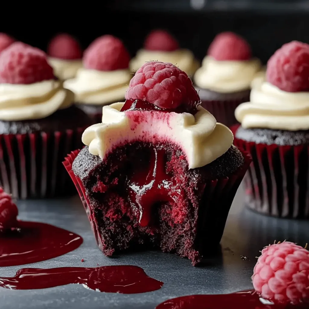 Delicious Halloween Vampire Bite Cupcakes for Spooky Fun