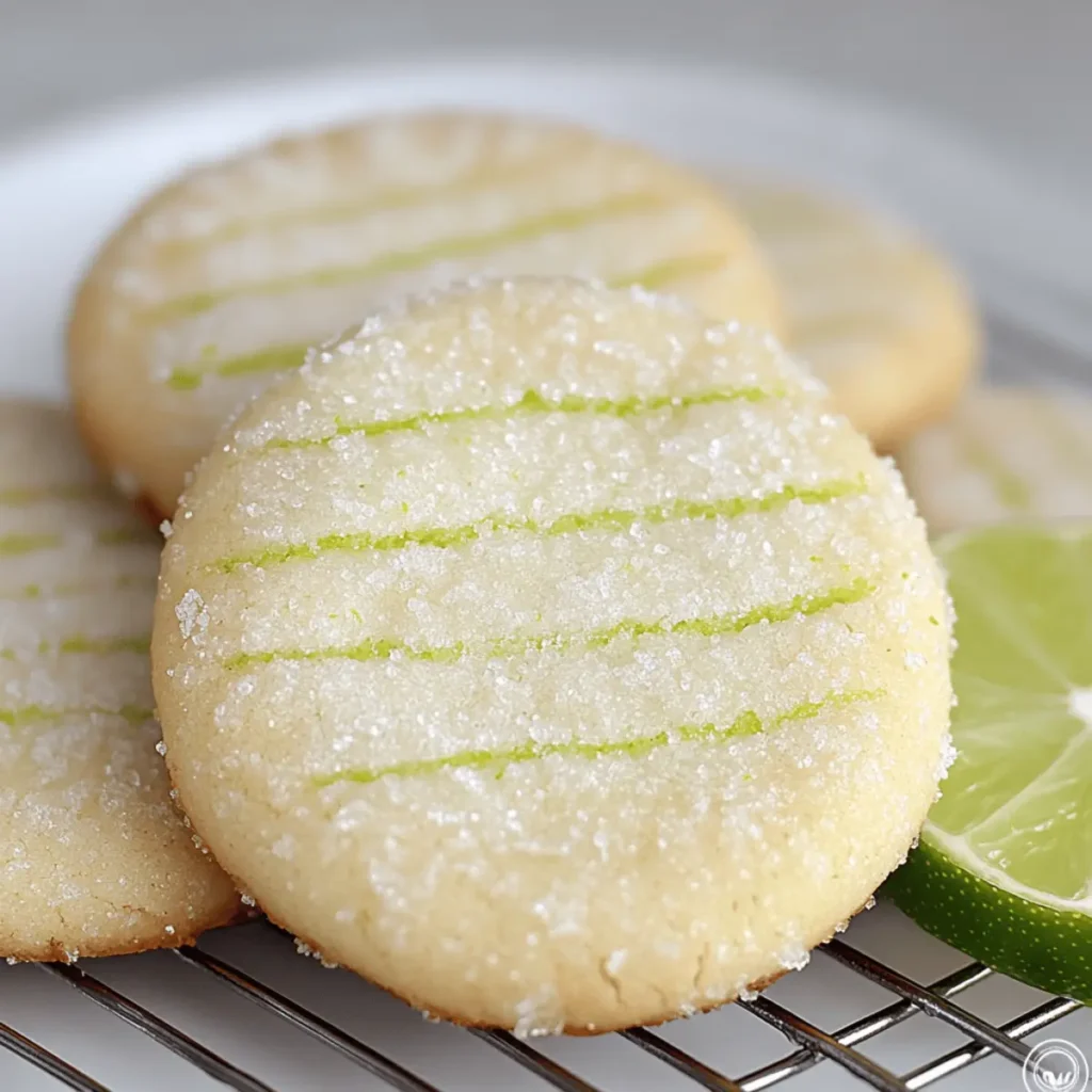 Lime Sugar Cookies