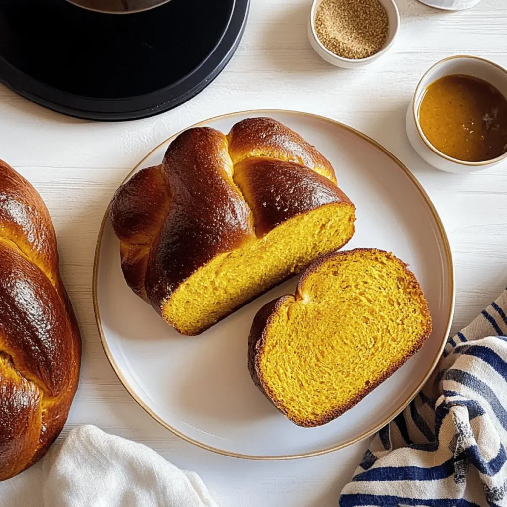 Warm and Fluffy Pumpkin Challah for Cozy Fall Mornings