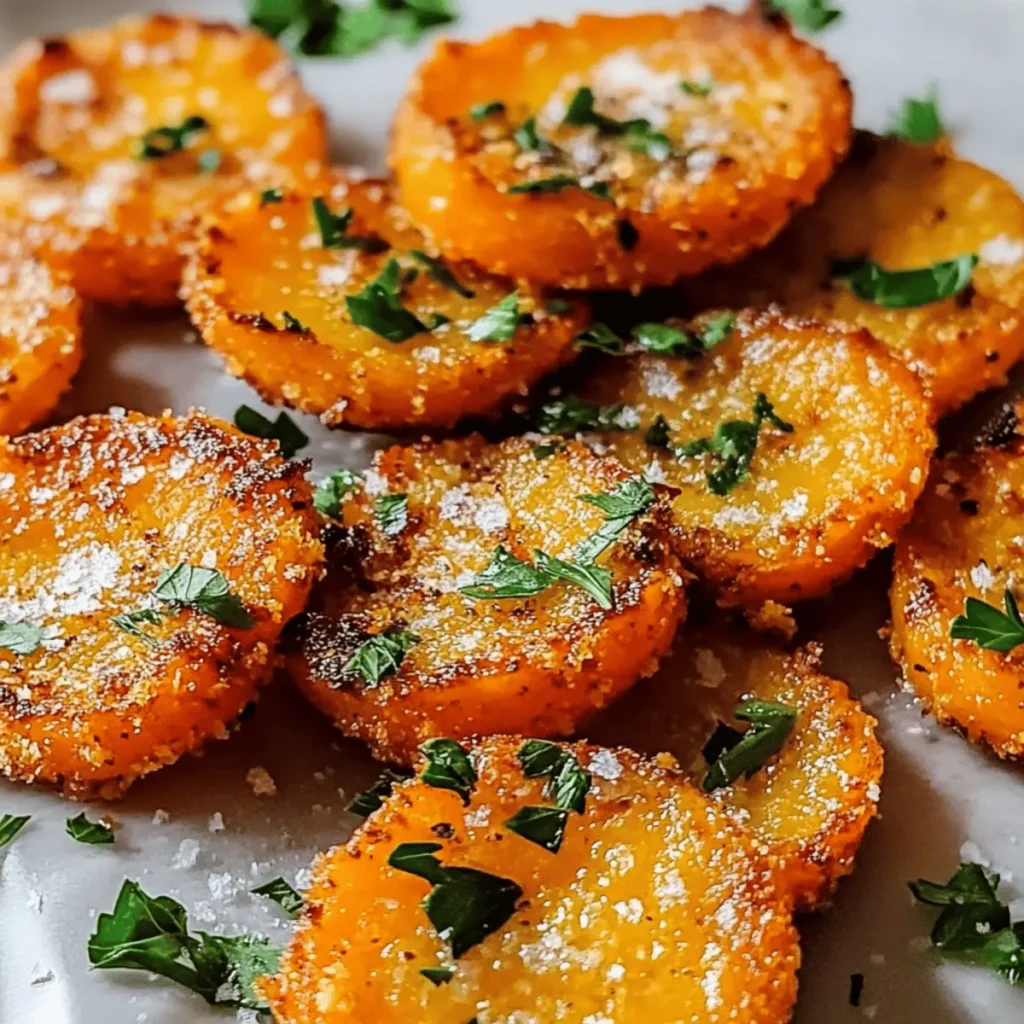 Crispy Smashed Carrots