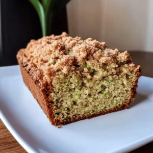 Cinnamon Streusel Topped Zucchini Bread