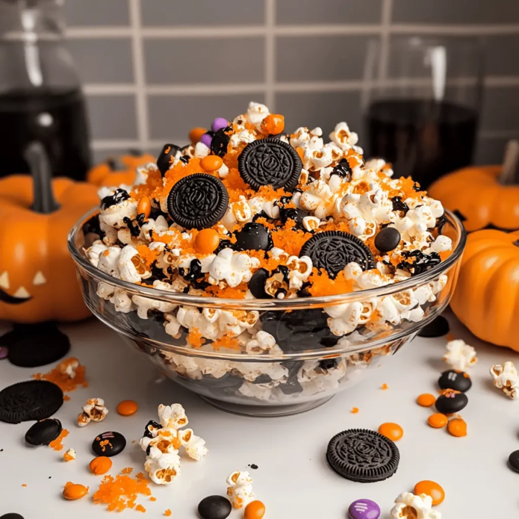 Easy Halloween Popcorn
