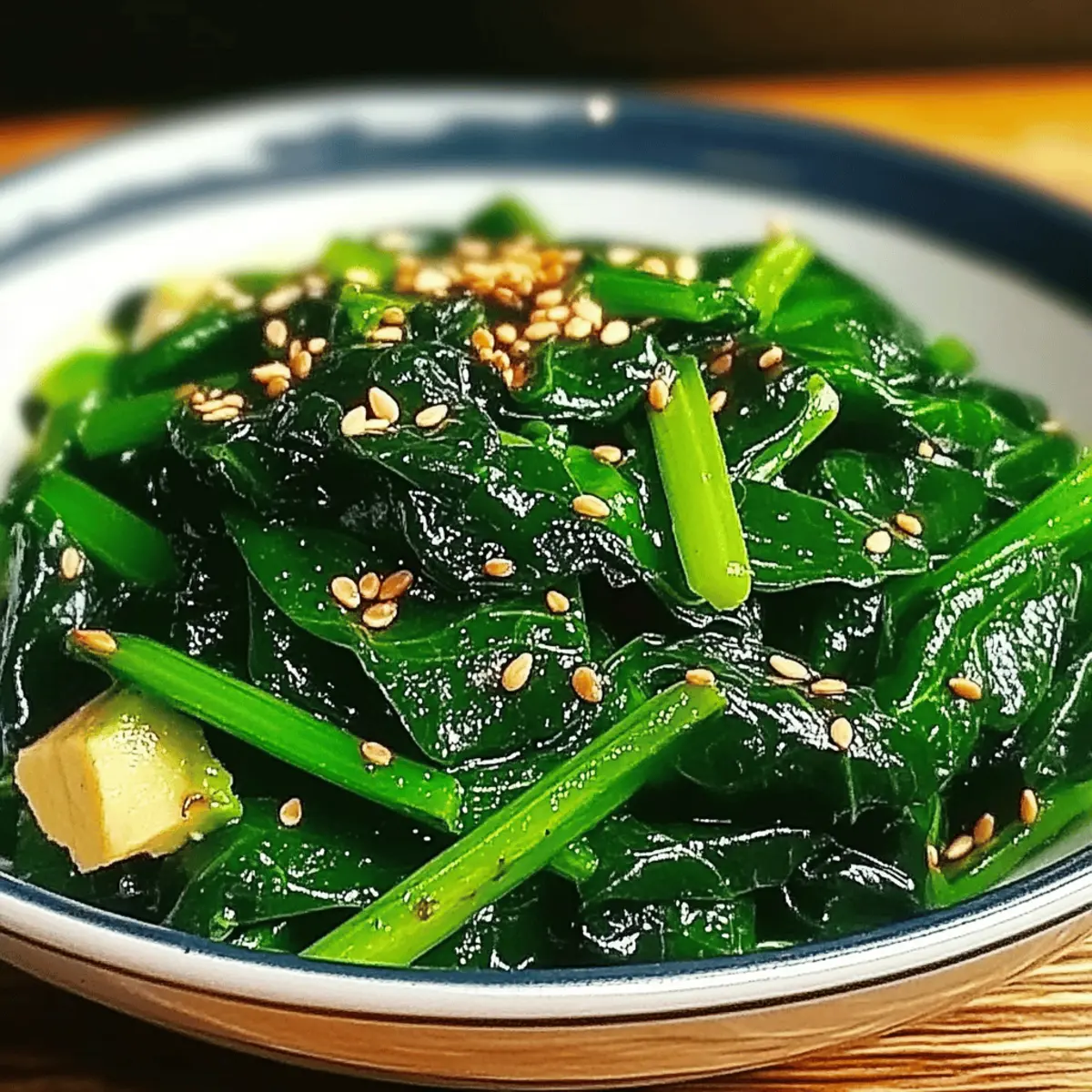 Korean Spinach Salad