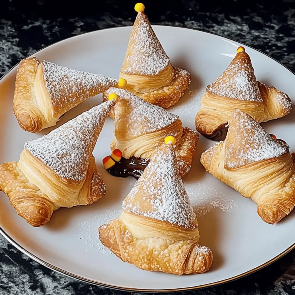 Spooky Crescent Roll Witch Hats – Easy Halloween Treats