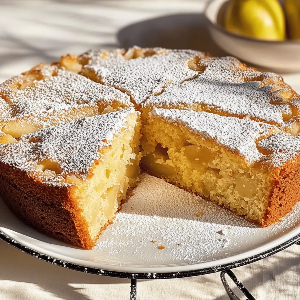 Decadent Pear and Almond Cake for Every Sweet Occasion
