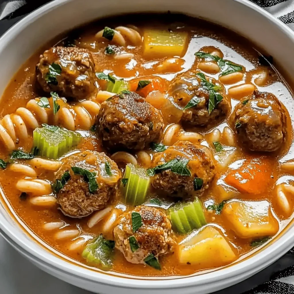 Ultimate Italian Meatball Soup: Cozy Comfort in Every Bite