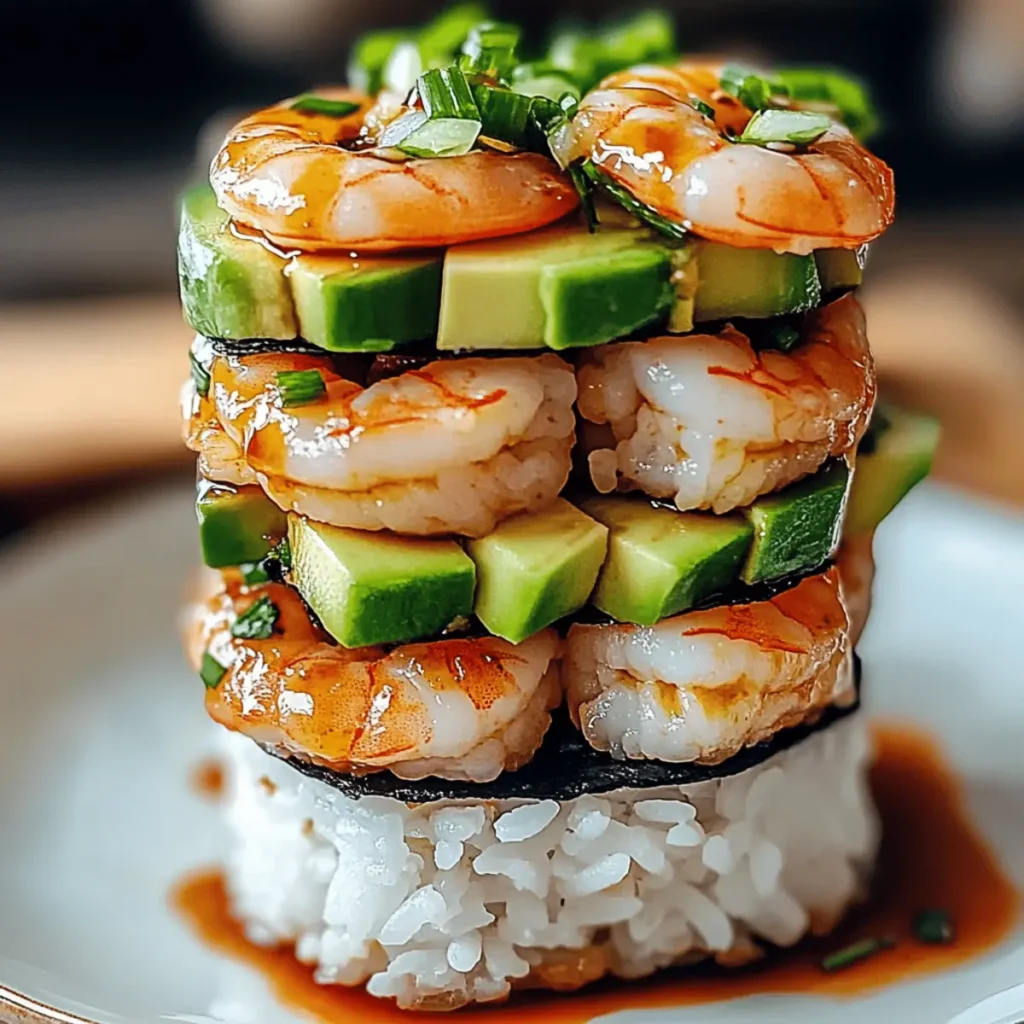 Spicy Shrimp Sushi Stacks for a Flavorful Night In