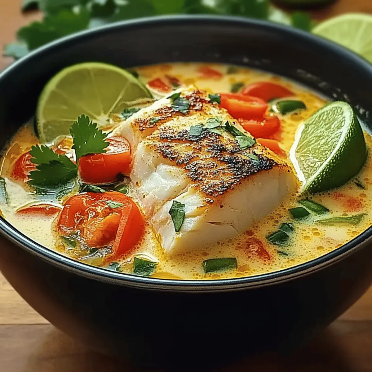 Coconut Lime Fish Soup