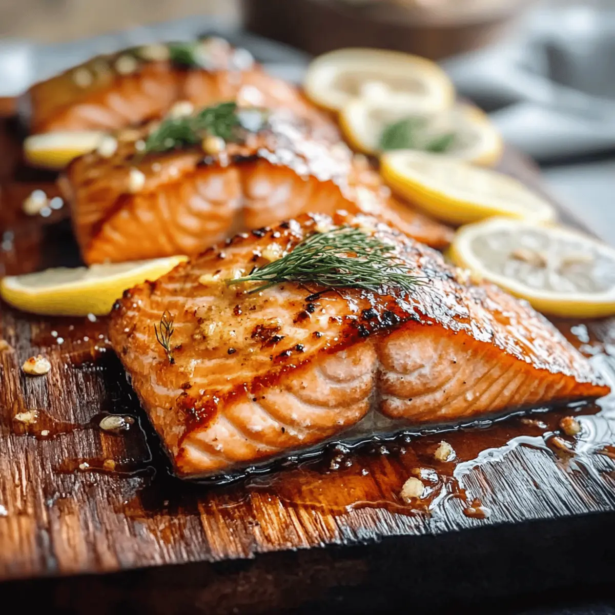 Cedar Plank Grilled Salmon