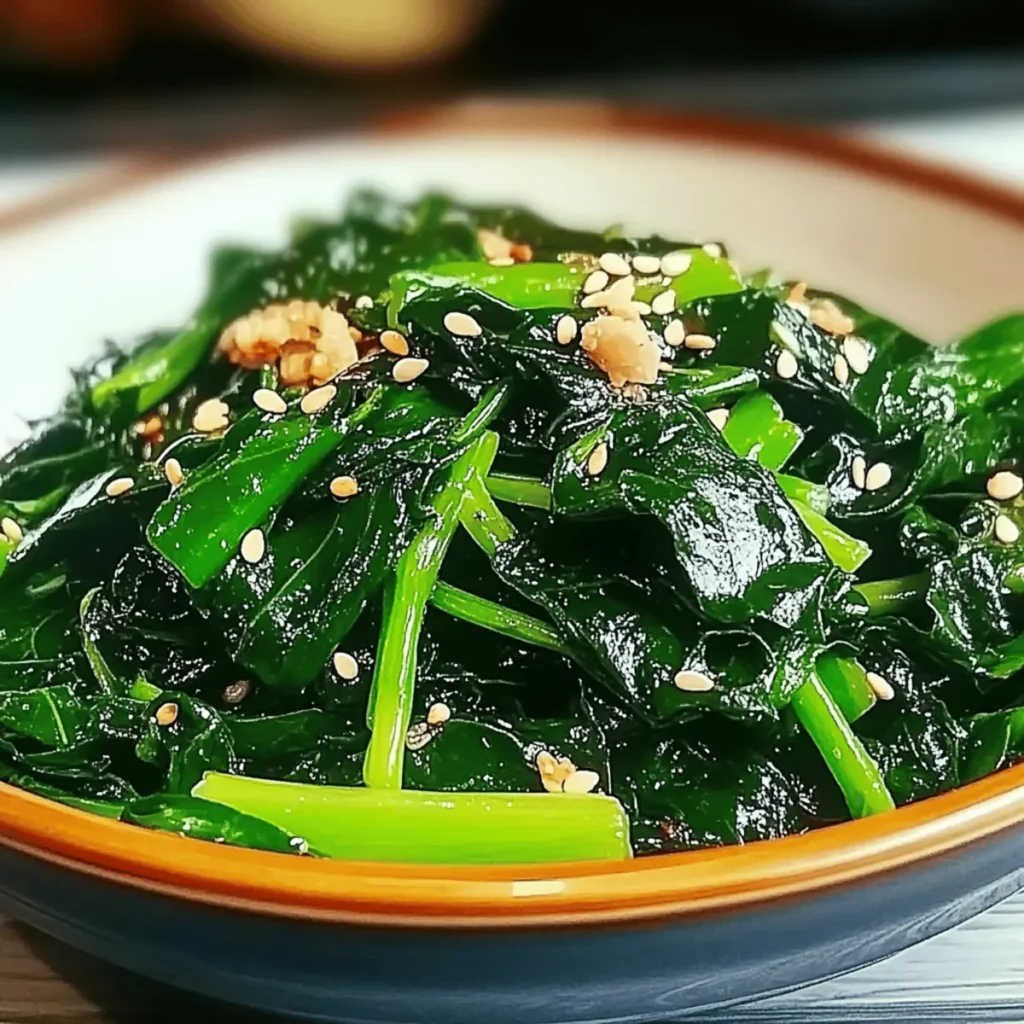 Korean Spinach Salad