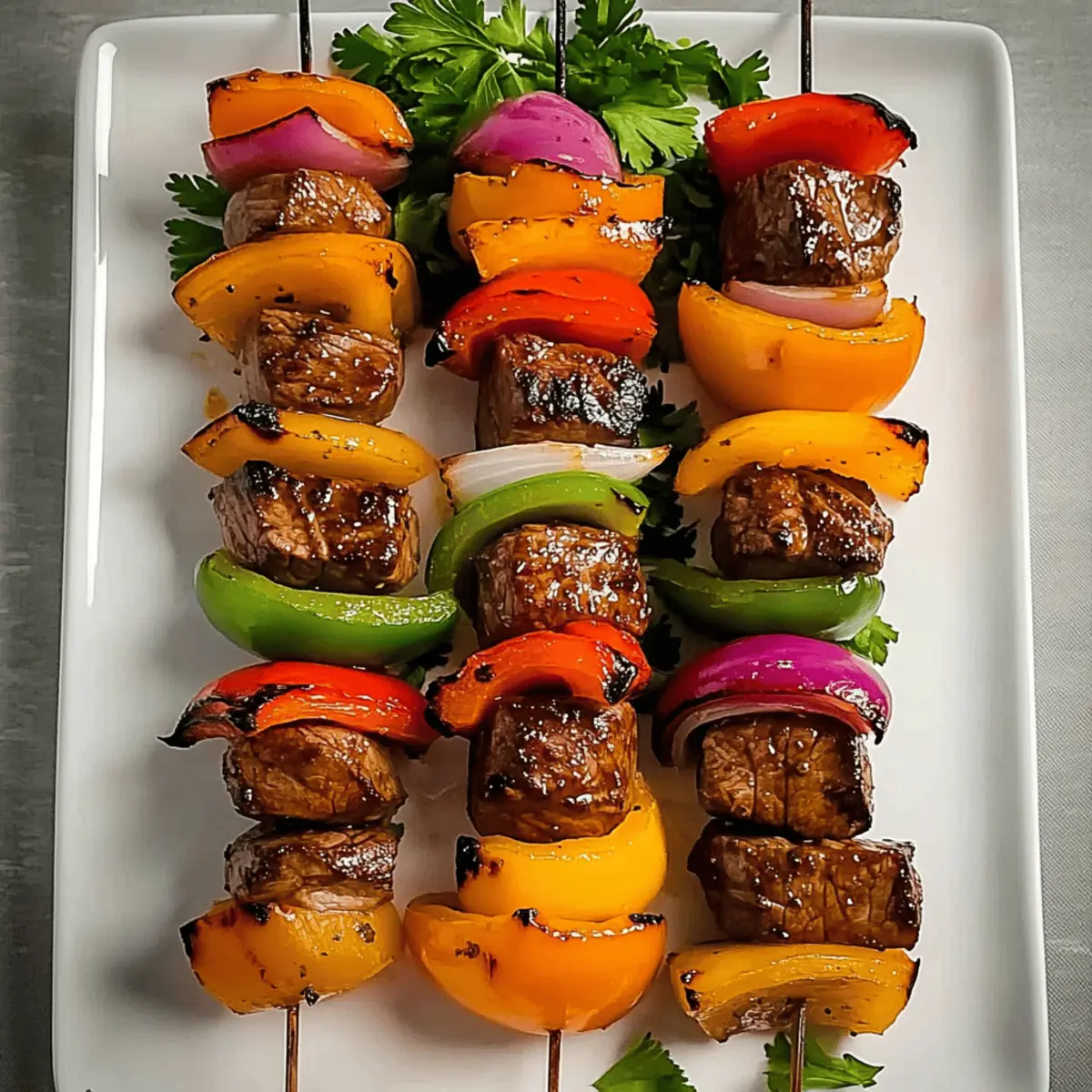 Fajita Steak Kabobs