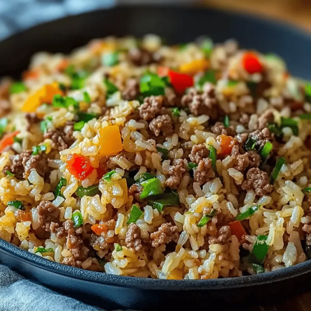Savory Dirty Rice with Ground Beef: A Southern Comfort Classic