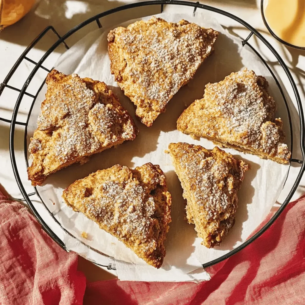 Warm and Flaky Ginger Scones with Spiced Perfection