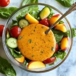 Peach Honey Dijon Balsamic Vinaigrette