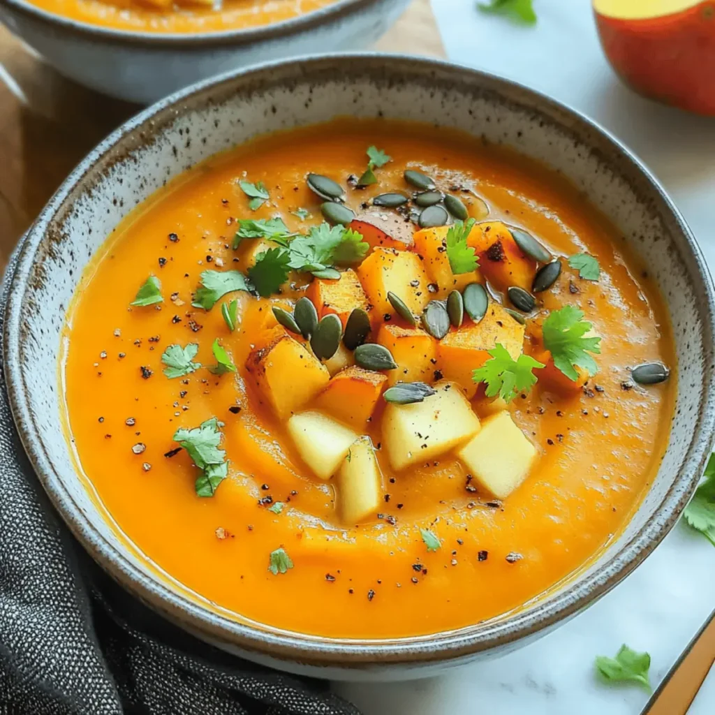 Curried Sweet Potato and Apple Soup for Cozy Evenings