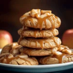 Caramel-Drizzled Apple Cinnamon Cookies