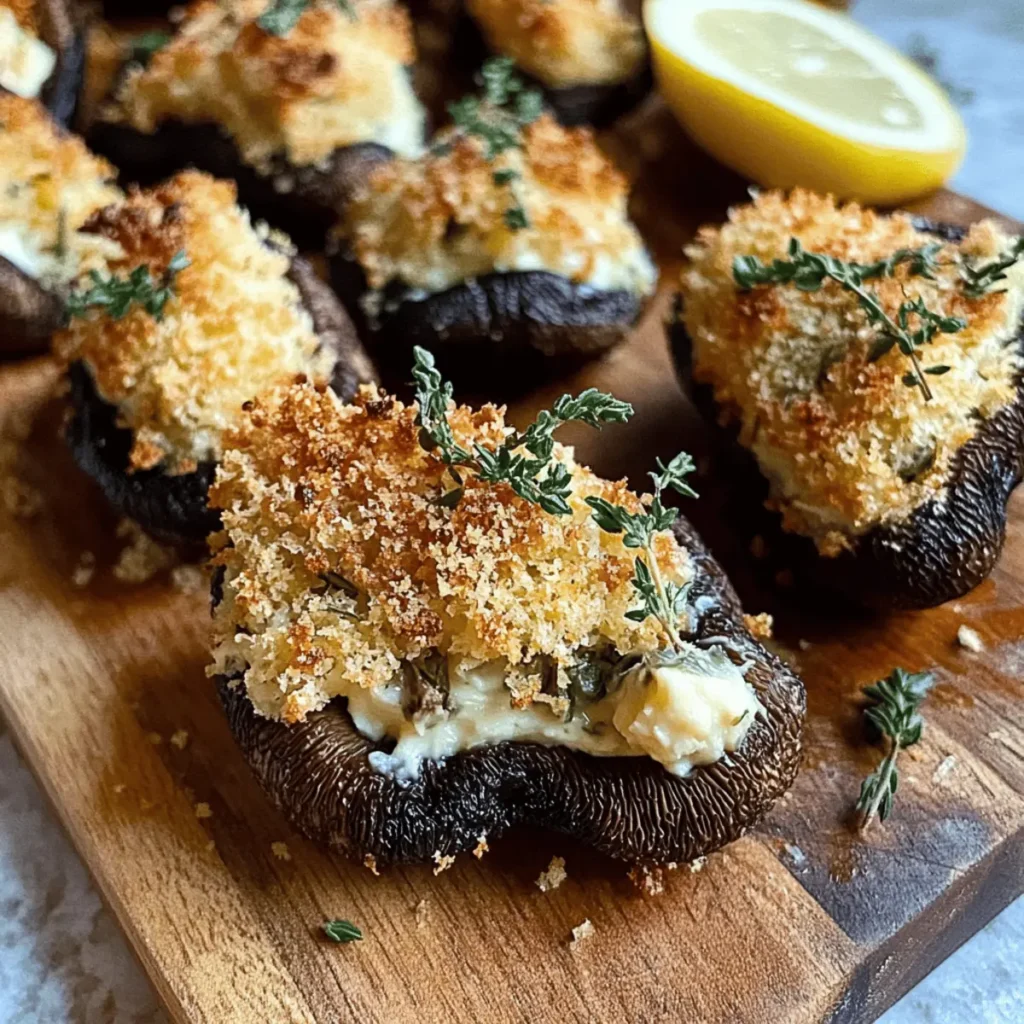 Stuffed Morel Mushrooms