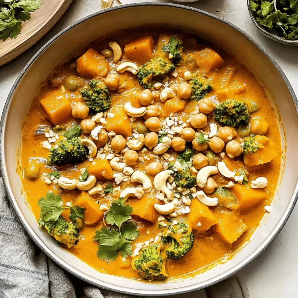 Creamy Pumpkin Curry with Chickpeas: A Cozy Delight