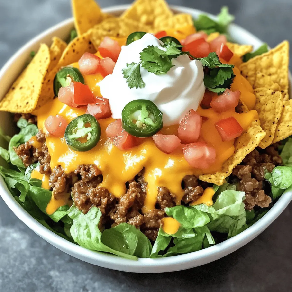 Slow Cooker Smothered Fritos Taco Bowls