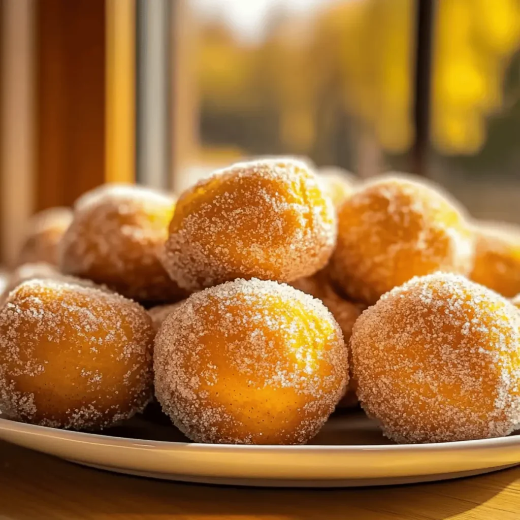 Delicious Baked Pumpkin Donut Holes
