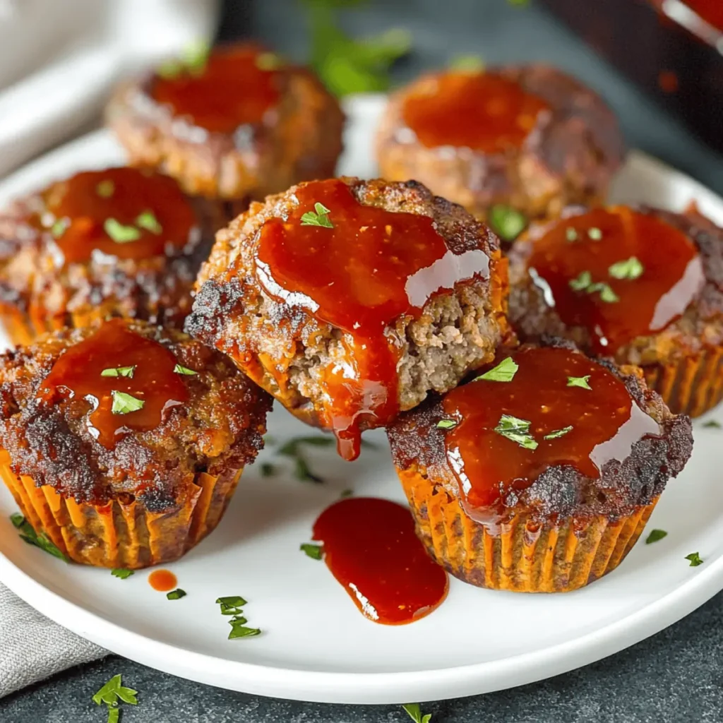 Mini Meatloaf Muffins