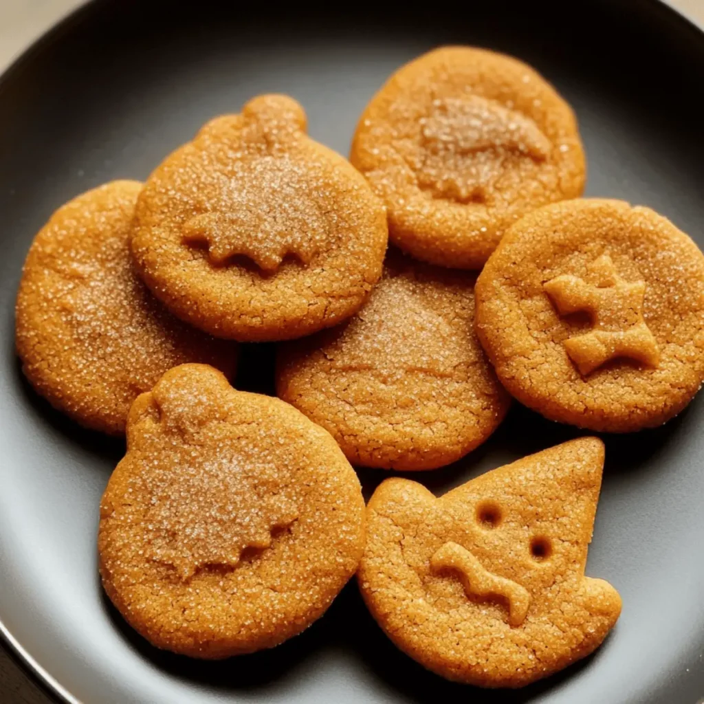 Vegan Halloween Pumpkin Spice Cookies for Cozy Fall Nights