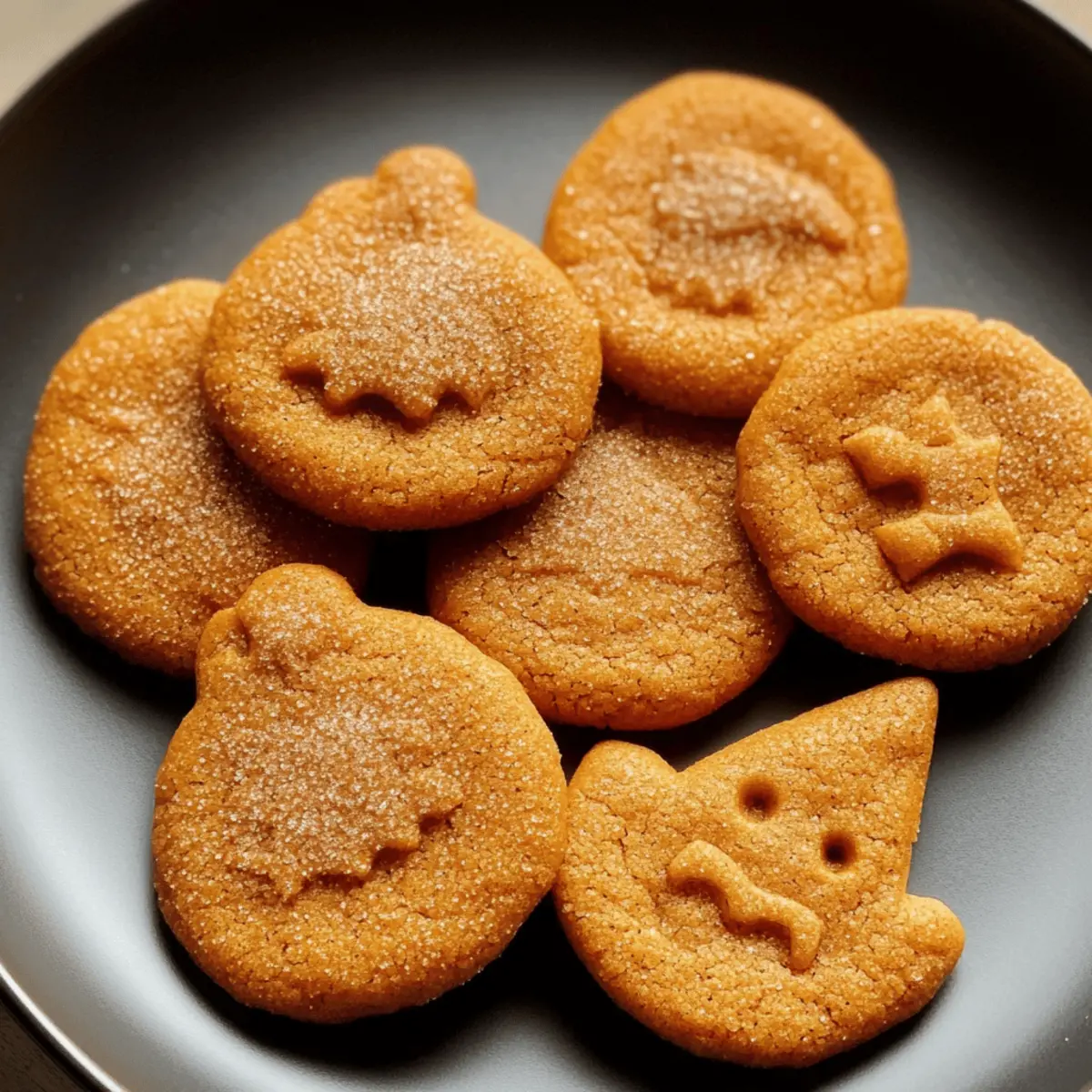 Halloween Pumpkin Spice Cookies (Vegan)