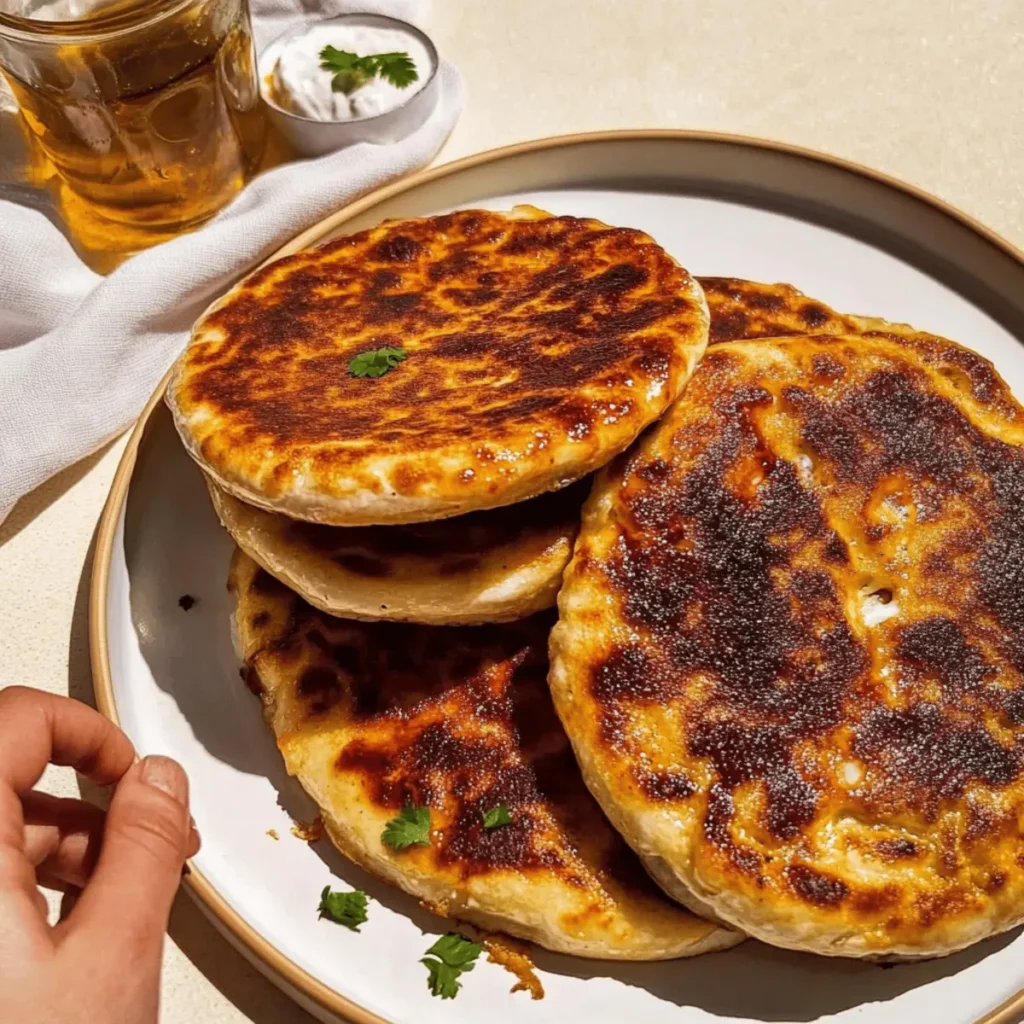 Chili Crisp Cottage Cheese Flatbreads for a Flavorful Snack