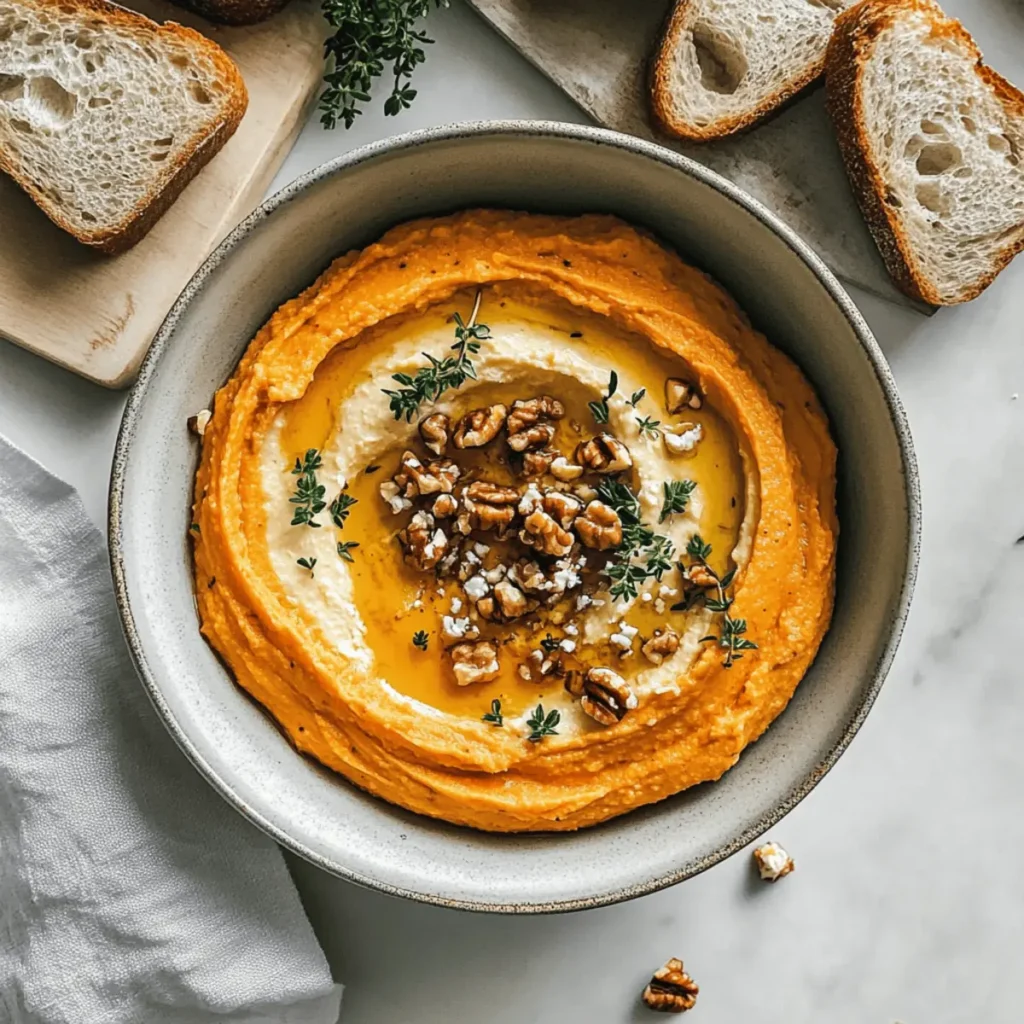 Pumpkin Whipped Feta Dip