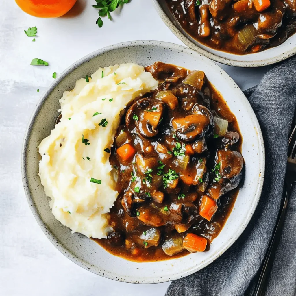 Delicious Vegan Mushroom Bourguignon for Cozy Nights